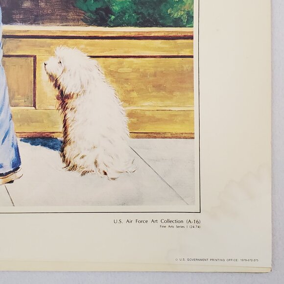 US AIR FORCE Vintage 1979 Government Recruiting Advertising War Art Poster 23x17 - Picture 7 of 12